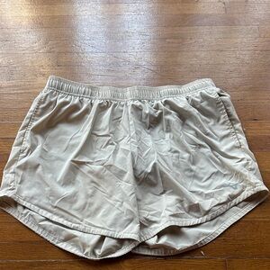 Mizuno Women's Beige Athletic Shorts